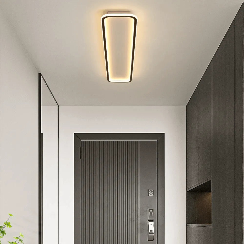 Ceiling Light – Metal/Silica Gel Fixture for Living Room